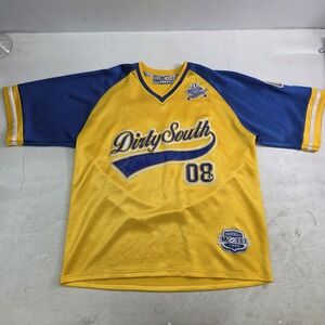 Vintage NYC 212 Dirty South 08 City Series Stitched Vinyl Football Jersey Men XL